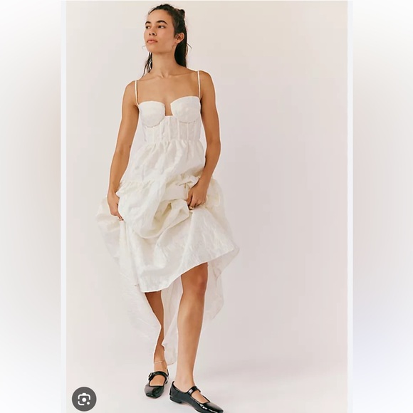 Free People Maison Amory The Windsor Corset BustierWedding Bridal Maxi Dress
